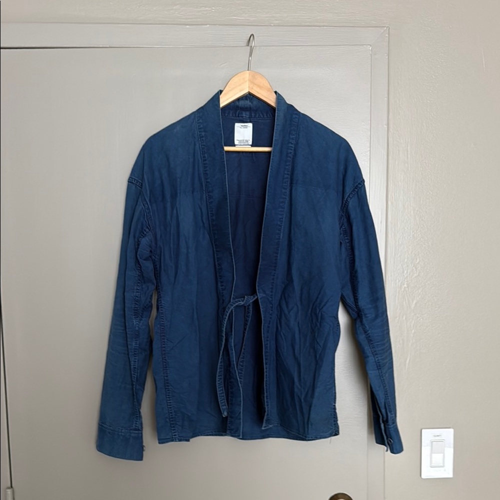 Visvim Blue Denim Kimono Shirt
